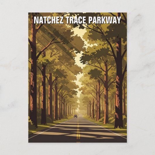 Carte Postale Natchez Trace Parkway (Devant)