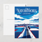 Carte Postale Natchitoches États-Unis (Devant / Derrière)