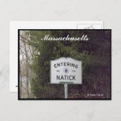 Carte postale Natick, Massachusetts (Devant / Derrière)