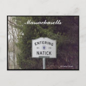 Carte postale Natick, Massachusetts (Devant)