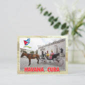 Carte Postale Natifs en costume en calèche, La Havane, Cuba (Debout devant)