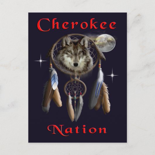 Carte Postale nation Cherokee (Devant)