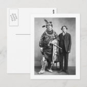 Carte Postale Nation Sac et Fox, 1868 (Devant / Derrière)