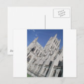 Carte Postale National Cathedral (Devant / Derrière)