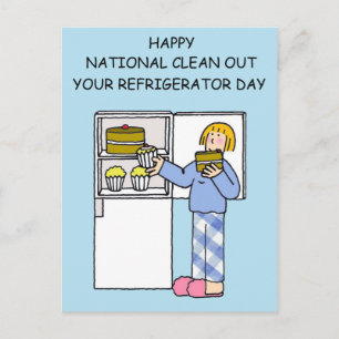Carte Postale National Clean Out Your Refrigerator Day Novembre