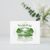 Carte Postale National Frog Month (Debout devant)