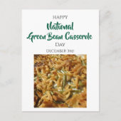 Carte Postale National Green Bean Casserole Day Dec 3rd (Devant)