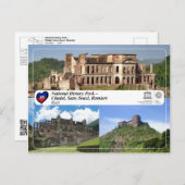 Carte Postale National History Park-Citadel, Sans Souci, Ramiers (Devant / Derrière)