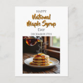 Carte Postale National Maple Syrup Day - December 17th (Devant)