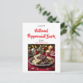 Carte Postale National Peppermint Bark Day | Dec 1st (Debout devant)