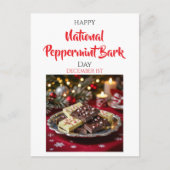 Carte Postale National Peppermint Bark Day | Dec 1st (Devant)