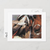 CARTE POSTALE NATIVE AMERICAN (Devant / Derrière)