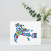 Carte Postale Native american Raven (Debout devant)