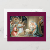 Carte postale Nativité (Devant / Derrière)