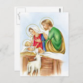 Carte Postale Nativité (Devant / Derrière)