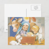 Carte Postale Nativité (Devant / Derrière)