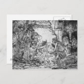 Carte Postale Nativité, 1654 (Devant / Derrière)