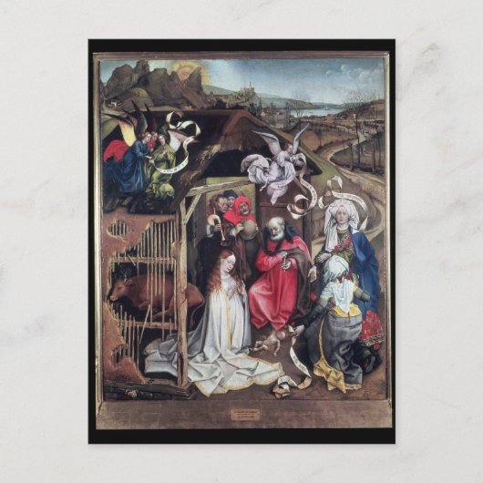 Carte Postale Nativité, c.1425 (Devant)