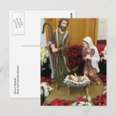 Carte Postale Nativité de l'église (Devant / Derrière)