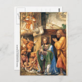 Carte Postale Nativité et Annonciation aux bergers (Devant / Derrière)