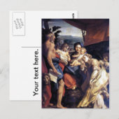 Carte Postale Nativité - Le Jour - Correggio - Renaissance (Devant / Derrière)