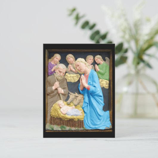 Carte Postale NATIVITÉ Luca Della Robbia (Debout devant)