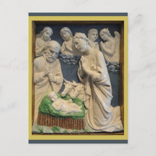 Carte Postale NATIVITÉ Luca Della Robbia (Devant)