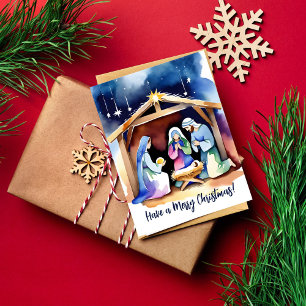 Carte Postale Nativité Noël salutations religieuses