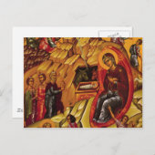 Carte Postale Nativité orthodoxe (Devant / Derrière)