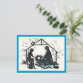 Carte Postale Nativité vintage (Debout devant)