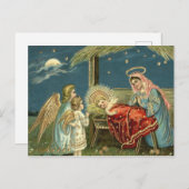 Carte Postale Nativity Scene Bethlehem (Devant / Derrière)