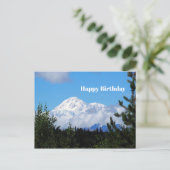 Carte Postale Nature Alaska Denali Scénario Photo Anniversaire (Debout devant)
