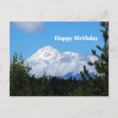 Carte Postale Nature Alaska Denali Scénario Photo Anniversaire (Devant)