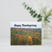 Carte postale NATURE bon thanksgiving (Debout devant)