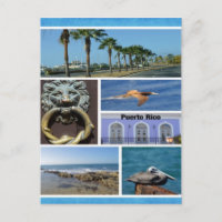 Nature collage of San Juan, Porto Rico