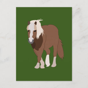 Carte Postale Nature de cheval animal