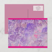 Carte Postale Nature de la lavande (Devant / Derrière)