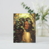 Carte Postale Nature Déesse Imaginaire afro-américain Art (Debout devant)