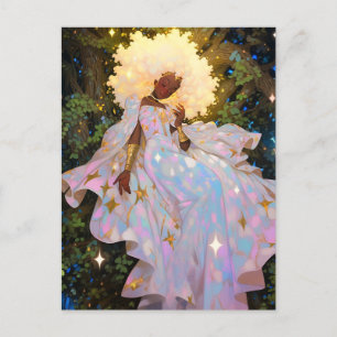 Carte Postale Nature Déesse Imaginaire afro-américain Art