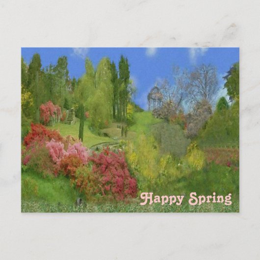 Carte Postale Nature du printemps (Devant)