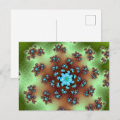 Carte Postale Nature Florale arroses (Devant / Derrière)