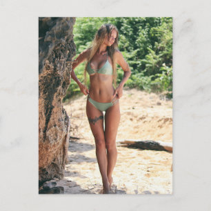 Carte Postale Nature girl bikini