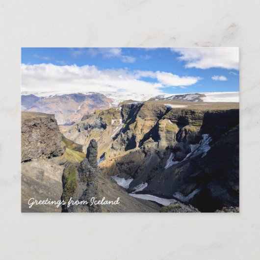 Carte Postale Nature islandaise (Devant)