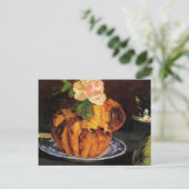 Carte Postale Nature morte à la brioche d'Édouard Manet (Debout devant)