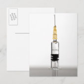 Carte Postale nature morte, arrière - plan blanc (Devant / Derrière)