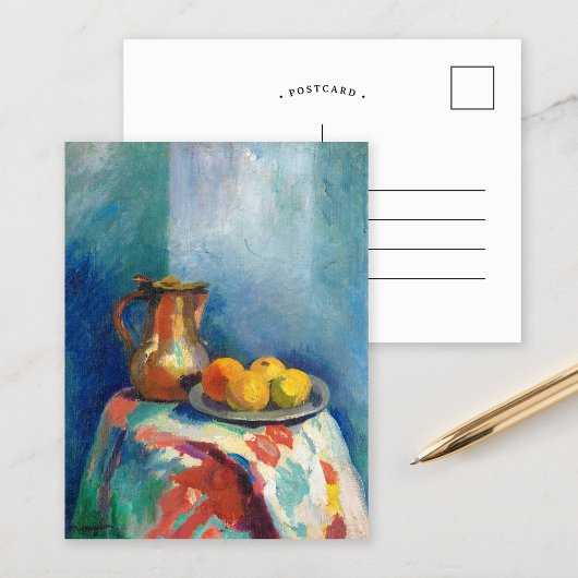 Carte Postale Nature Morte Au Pichet En Cuivre | Henri Manguin