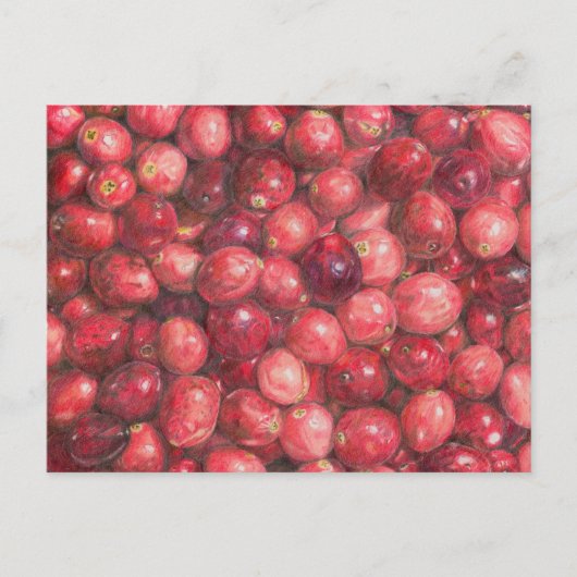 Carte Postale Nature morte aux canneberges (Devant)