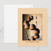 Carte Postale Nature morte avec carillons en argile en spirale (Devant / Derrière)