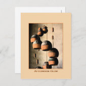 Carte Postale Nature morte avec carillons en argile spiralée (Devant / Derrière)