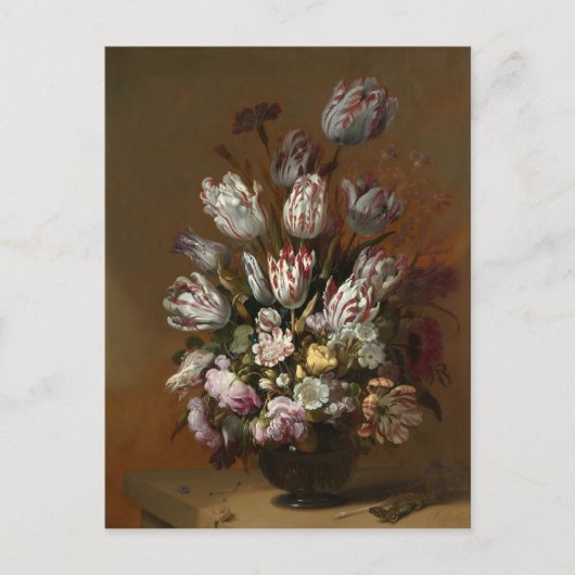 Carte Postale Nature morte avec des fleurs Hans Bollongier Beaux (Devant)